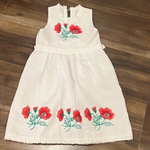 Ukrainian traditional Ukrainian embroidered baby girl dress 6- 9 months